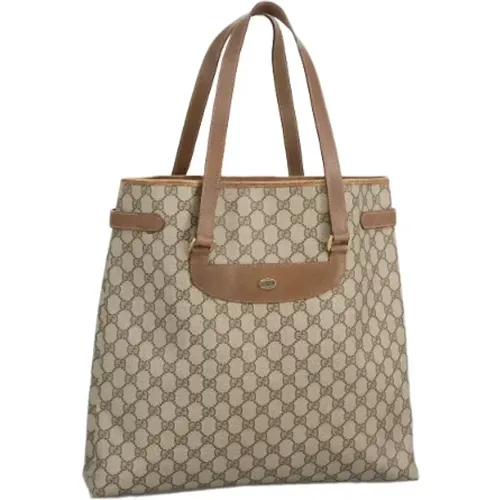 Pre-owned Tote Bags, female, , Size: ONE SIZE Pre-owned Leather totes - Gucci Vintage - Modalova