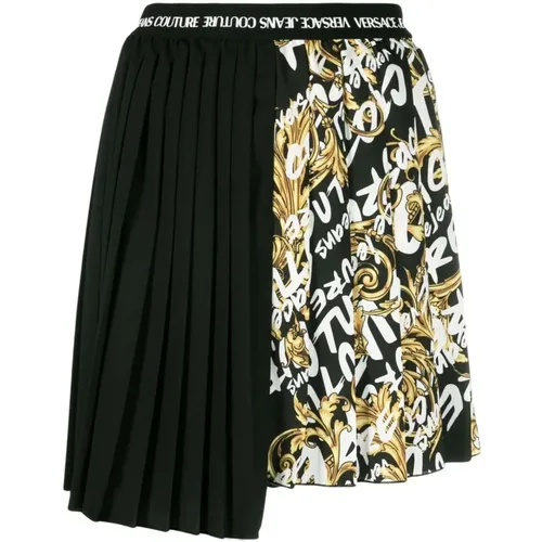 Re-styling skirt crepe , female, Sizes: XS - Versace Jeans Couture - Modalova