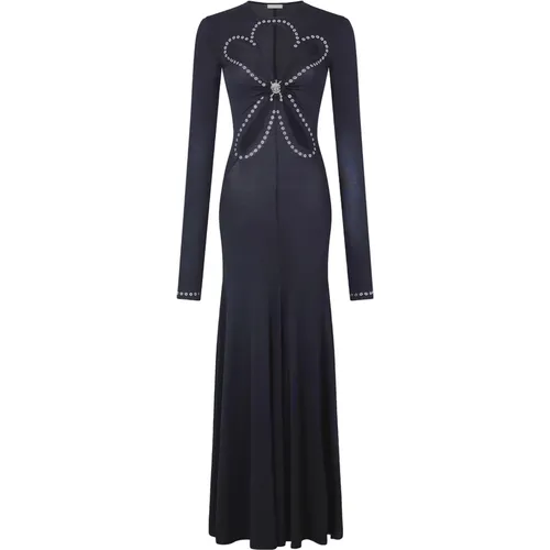 Maxi Dresses, female, , Size: S Floral Cut-Out Dress - Rabanne - Modalova