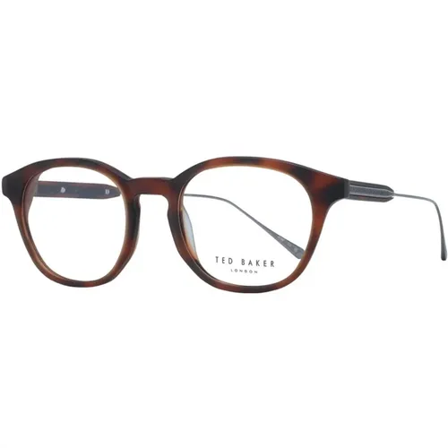 Glasses, male, , Size: ONE SIZE Round Optical Glasses - Ted Baker - Modalova