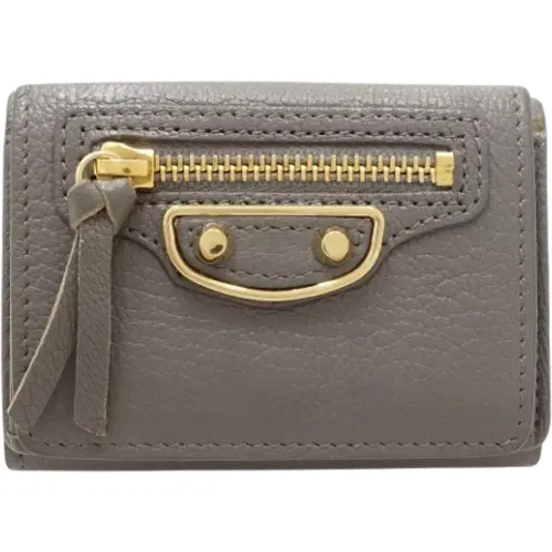 Pre-owned Wallets, unisex, , Size: ONE SIZE Pre-owned Leather wallets - Balenciaga Vintage - Modalova