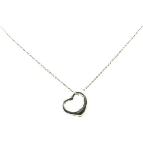 Pre-owned Jewellery, female, , Size: ONE SIZE Pre-owned Silver necklaces - Tiffany & Co. Pre-owned - Modalova