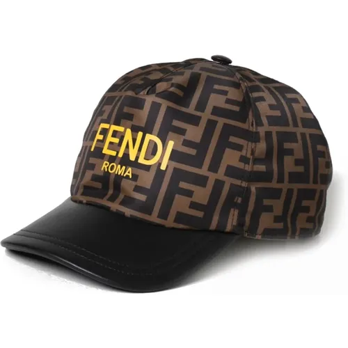 Caps, unisex, , Size: L Kids Baseball Hats for Boys and Girls - Fendi - Modalova