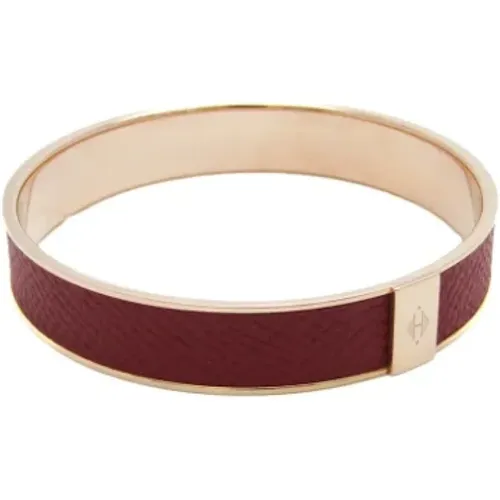 Pre-owned Jewellery, female, , Size: ONE SIZE Pre-owned Leather bracelets - Hermès Vintage - Modalova