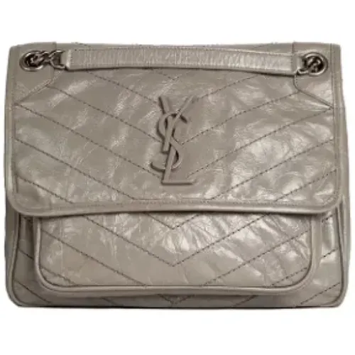 Pre-owned Cross Body Bags, female, , Size: ONE SIZE Pre-owned Leather shoulder-bags - Yves Saint Laurent Vintage - Modalova