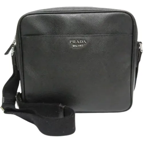 Pre-owned Cross Body Bags, male, , Size: ONE SIZE Pre-owned Leather prada-bags - Prada Vintage - Modalova