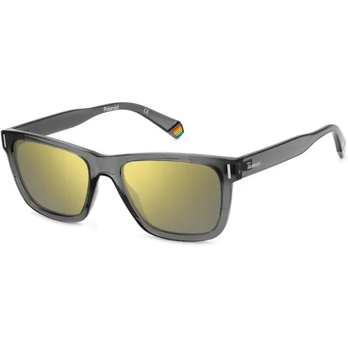 Graue Resin-Sonnenbrille mit UV-Schutz - Polaroid - Modalova