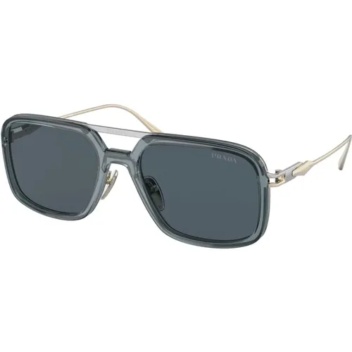 Sunglasses PR 57Zs , male, Sizes: 55 MM - Prada - Modalova