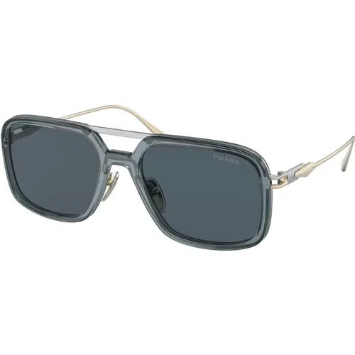 Sunglasses, male, , Size: 55 MM Sunglasses PR 57Zs - Prada - Modalova