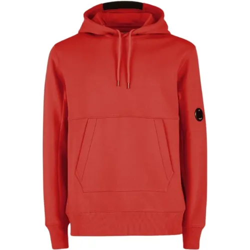 Diagonal Raised Fleece Hoodie , male, Sizes: L - C.P. Company - Modalova