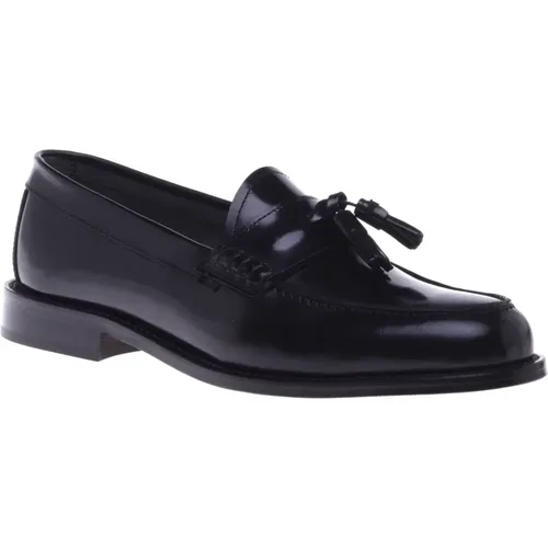 Loafer in shiny calfskin , Herren, Größe: 42 EU - Baldinini - Modalova