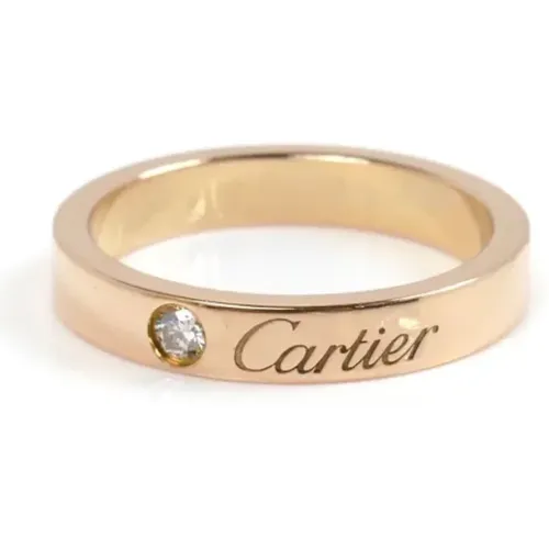 Pre-owned Jewellery, female, , Size: ONE SIZE Pre-owned Rose Gold rings - Cartier Vintage - Modalova