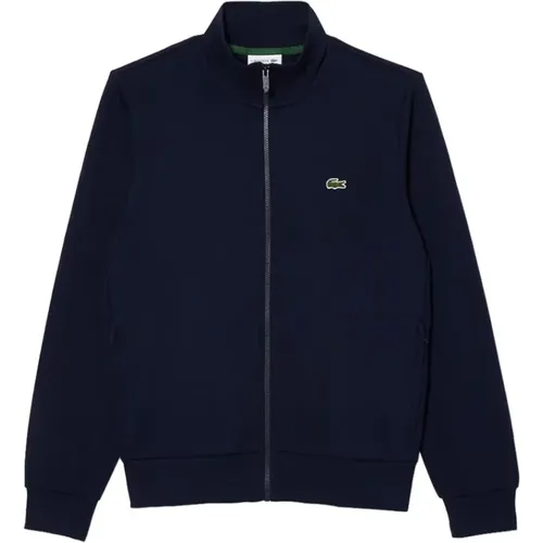 Blauer Pullover Stilvoll Bequem , Herren, Größe: 2XL - Lacoste - Modalova