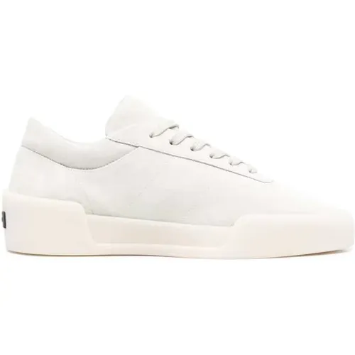 Suede Lace-Up Sneakers with Oversize Sole , male, Sizes: 10 UK, 9 UK, 11 UK, 7 UK - Fear Of God - Modalova