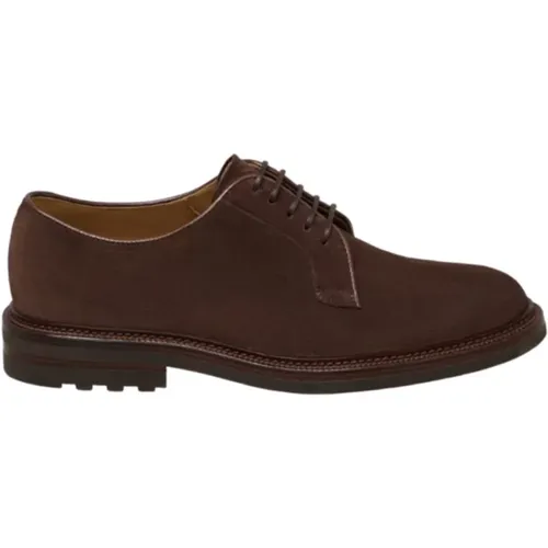 Flat Shoes with Leather Lining and Lightweight Sole , male, Sizes: 6 UK - BRUNELLO CUCINELLI - Modalova