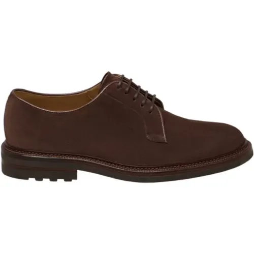 Flat Shoes with Leather Lining and Lightweight Sole , male, Sizes: 7 UK, 6 UK - BRUNELLO CUCINELLI - Modalova