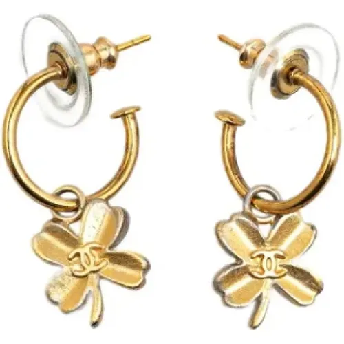 Pre-owned Fabric earrings , female, Sizes: ONE SIZE - Chanel Vintage - Modalova