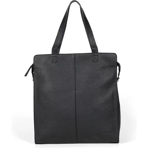 Tote Bags, male, , Size: ONE SIZE Leather Tote Bag Unisex Style - Howard London - Modalova