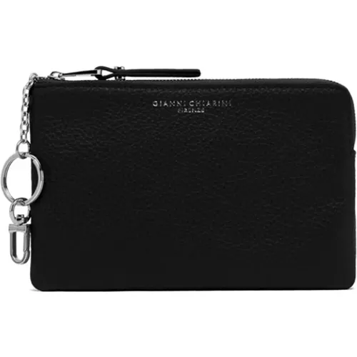 Soft Leather Wallet with Zip Closure , female, Sizes: ONE SIZE - Gianni Chiarini - Modalova