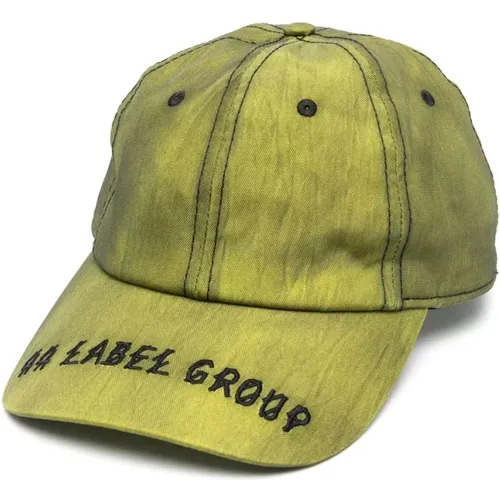 Hats,Schwarze Fire Cap mit Logo-Stickerei - 44 Label Group - Modalova