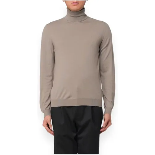 Turtlenecks, male, , Size: XL Round Neck Sweater - Zanone - Modalova