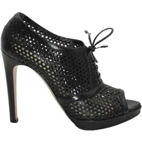 Pre-owned Leather heels , female, Sizes: 6 UK - Prada Vintage - Modalova