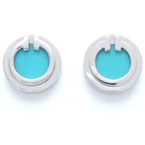 Pre-owned Jewellery, female, , Size: ONE SIZE Pre-owned Metal earrings - Tiffany & Co. Pre-owned - Modalova