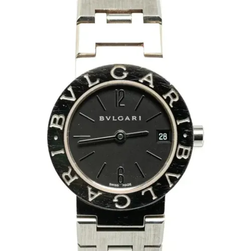 Pre-owned Watches, female, , Size: ONE SIZE Pre-owned Stainless Steel watches - Bvlgari Vintage - Modalova