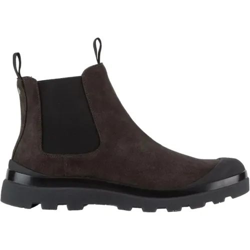 Chelsea Boots, male, , Size: 9 US Beatle Suede Ankle Boots - Panchic - Modalova