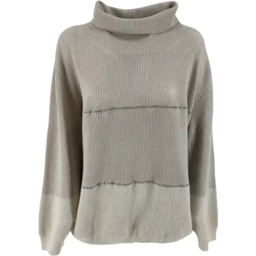 Turtleneck , female, Sizes: 2XL, L - Fabiana Filippi - Modalova