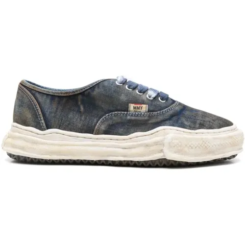 Blaue Denim Schnürsneaker , Herren, Größe: 40 EU - Maison Margiela - Modalova