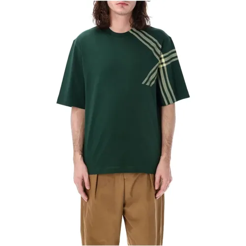 Mens Clothing T-Shirts Polos Ivy Ss24 , male, Sizes: XL, S, L, M, XS, 2XL - Burberry - Modalova