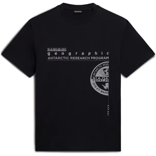 T-Shirts , Herren, Größe: S - Napapijri - Modalova