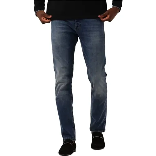 Slim Fit Blaue Jeans , Herren, Größe: W38 L32 - Hugo Boss - Modalova