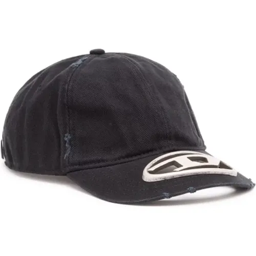 Baseball Cap with Oval Cut-Out , male, Sizes: M - Diesel - Modalova