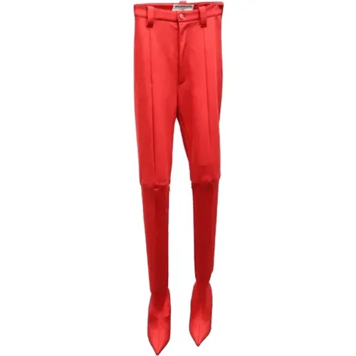 Pre-owned Acetate bottoms , female, Sizes: XS - Balenciaga Vintage - Modalova