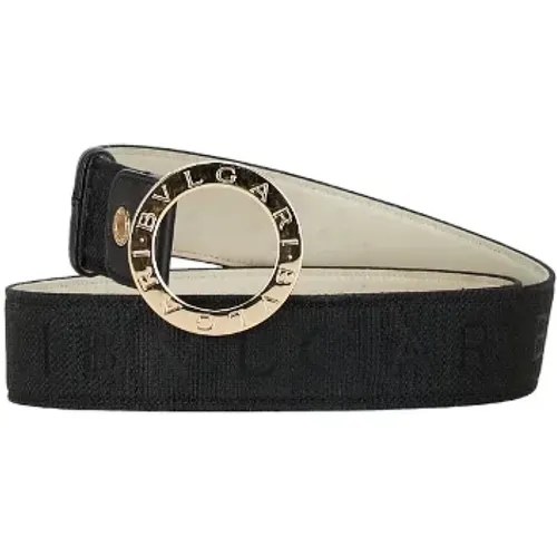 Pre-owned Canvas belts , female, Sizes: ONE SIZE - Bvlgari Vintage - Modalova