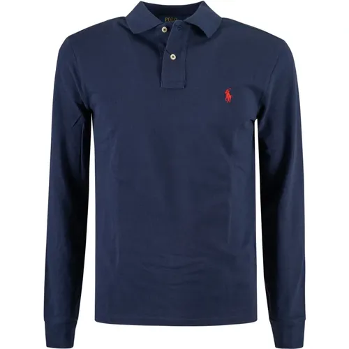 Navy Polo Shirt , Herren, Größe: XL - Ralph Lauren - Modalova