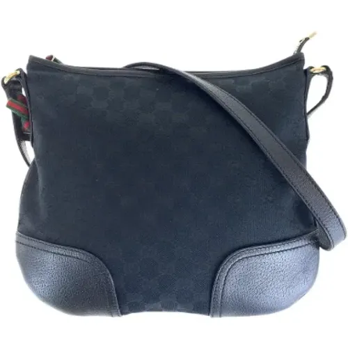 Pre-owned Cross Body Bags, female, , Size: ONE SIZE Pre-owned Canvas crossbody-bags - Gucci Vintage - Modalova