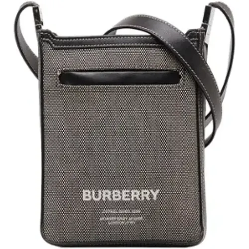 Pre-owned Cross Body Bags, female, , Size: ONE SIZE Pre-owned Canvas shoulder-bags - Burberry Vintage - Modalova