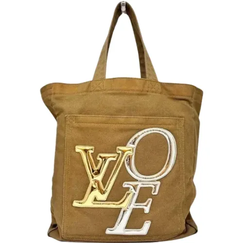 Pre-owned Tote Bags, female, , Size: ONE SIZE Pre-owned Canvas louis-vuitton-bags - Louis Vuitton Vintage - Modalova