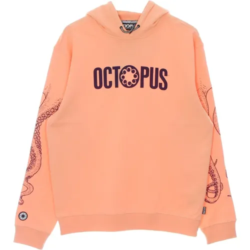 Leichter Kapuzenpullover mit Logo , Herren, Größe: L - Octopus - Modalova