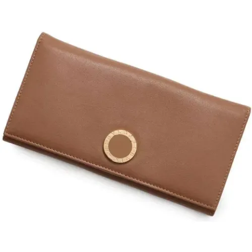 Pre-owned Wallets, female, , Size: ONE SIZE Pre-owned Leather wallets - Bvlgari Vintage - Modalova