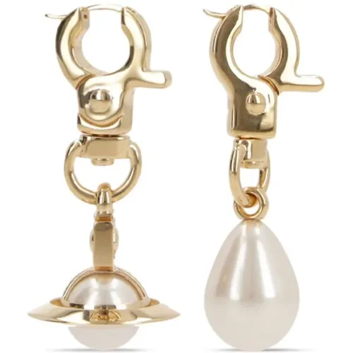 Asymmetrische Orb Ohrringe in Gold - Vivienne Westwood - Modalova