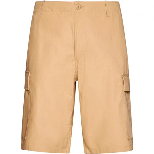 Cargo Shorts with Flower Embellishment , male, Sizes: XL, M, L, S - Kenzo - Modalova