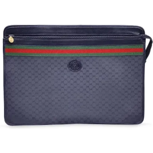 Pre-owned Canvas clutches , female, Sizes: ONE SIZE - Gucci Vintage - Modalova