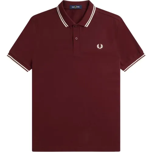 Polo Shirts, male, , Size: S Double Stripe Polo Shirt M3600 - Fred Perry - Modalova