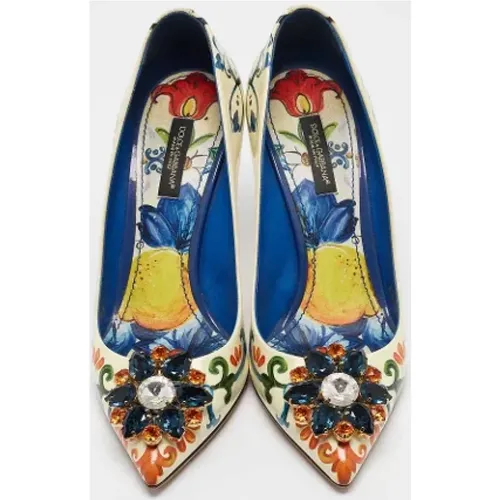 Pre-owned Fabric heels , female, Sizes: 4 UK - Dolce & Gabbana Pre-owned - Modalova