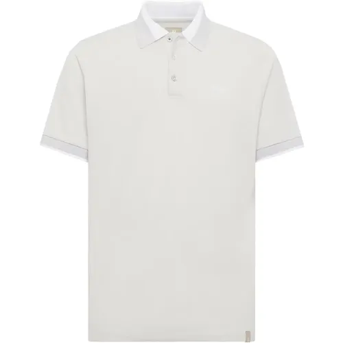 Baumwollmischung Piqué Polo Shirt , Herren, Größe: M - Boggi Milano - Modalova