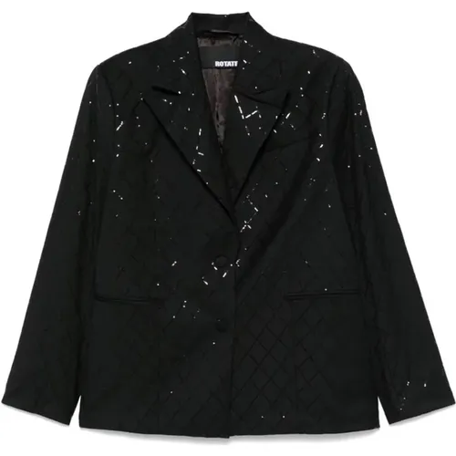 Blazers, female, , Size: S Sequin Embellished Jacket - Rotate Birger Christensen - Modalova